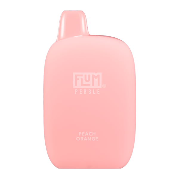 Flum Pebble Disposable | 6000 Puffs | 14mL Peach Orange