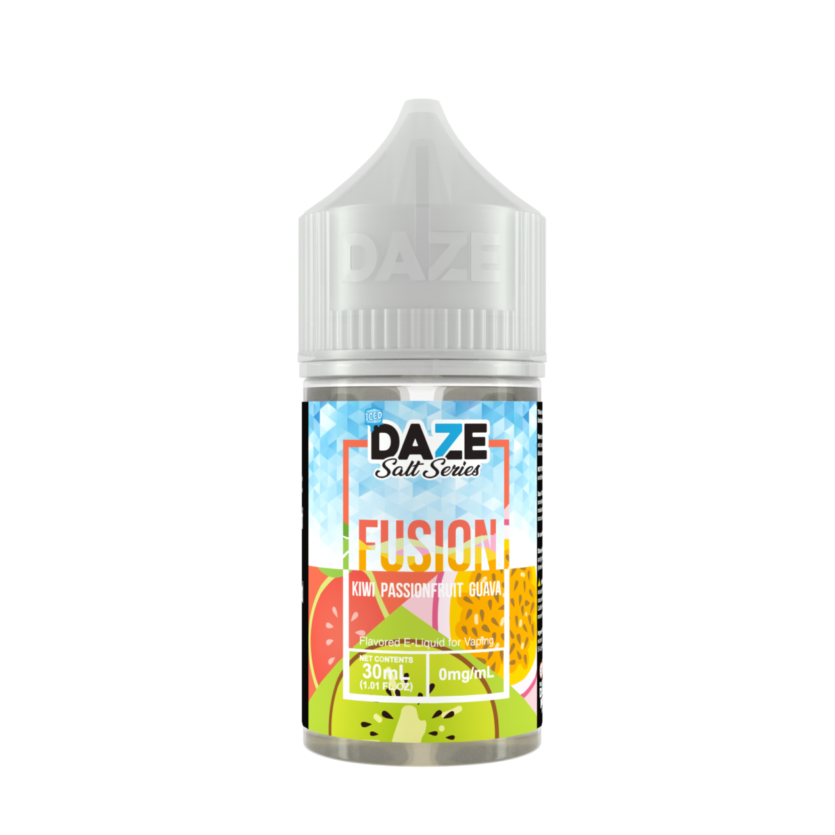 Kiwi Passion Guava Iced by 7Daze Fusion Salt 30mL Bottle