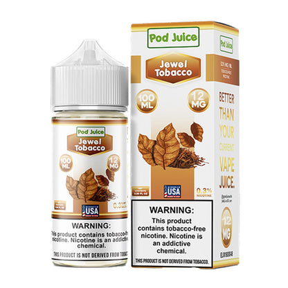 Jewel Tobacco by Pod Juice Series 100mL with Packaging