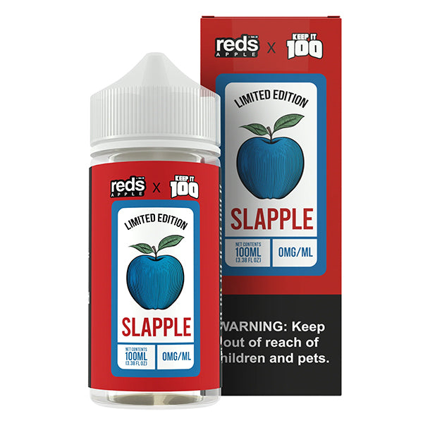 Slapple by 7Daze x Keep It 100 Series (Reds Apple x Blue Slushie) | 100mL with Packaging