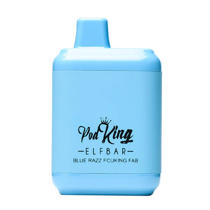 Elf Bar x Pod King XC5000 Disposable | 5000 Puffs | 13.5mL | 50mg Blue Razz Fcuking Fab