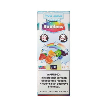 Rainbow Freeze by Pod Juice Salts Series 30mL Packaging