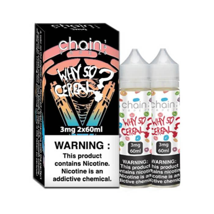 Why So Cereal by Chain Vapez 120mL (2x60mL)  with Packaging
