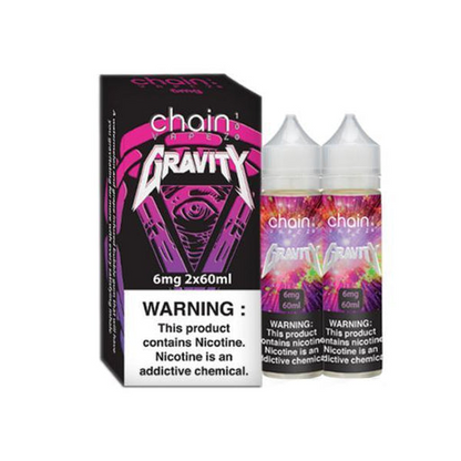 Gravity by Chain Vapez 120mL (2x60mL) with Packaging