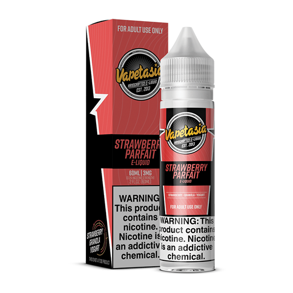 Strawberry Parfait by Vapetasia 60mL Series with Packaging