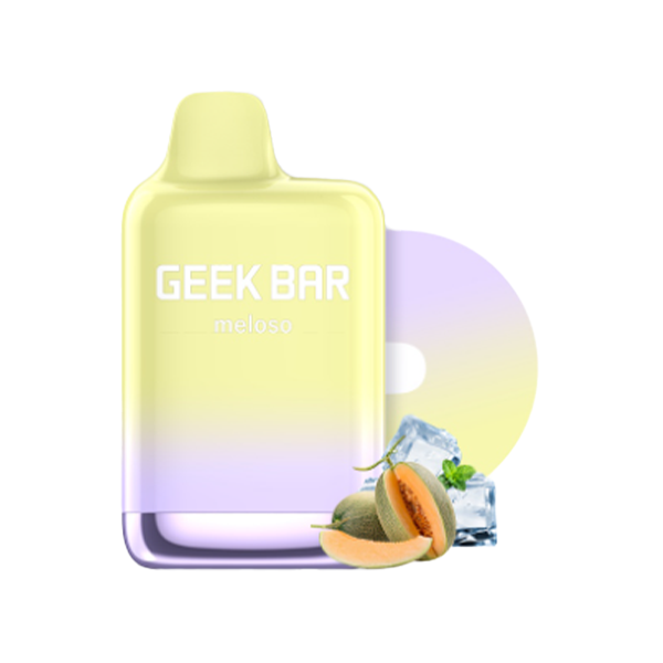 Geek Bar Meloso Max Disposable | 9000 Puffs | 14mL | 50mg Fuji Melon Ice