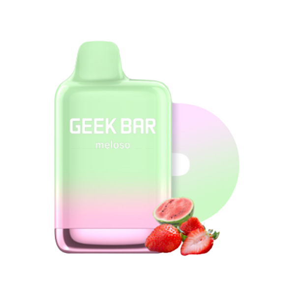 Geek Bar Meloso Max Disposable | 9000 Puffs | 14mL | 50mg Strawberry Watermelon