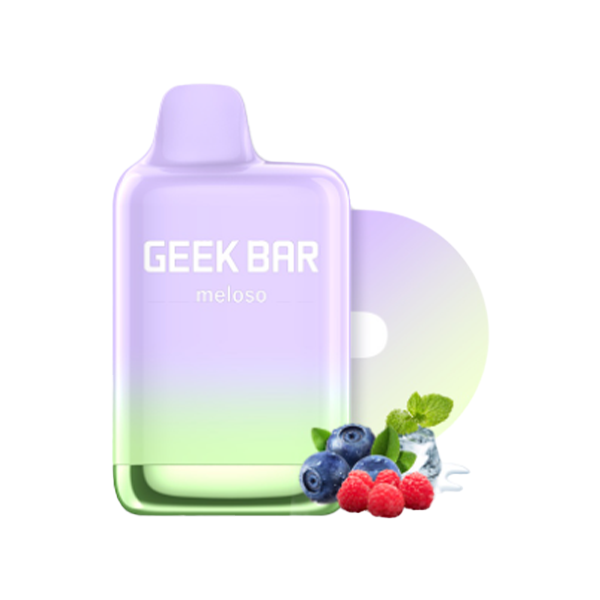 Geek Bar Meloso Max Disposable | 9000 Puffs | 14mL | 50mg Berry Trio Ice