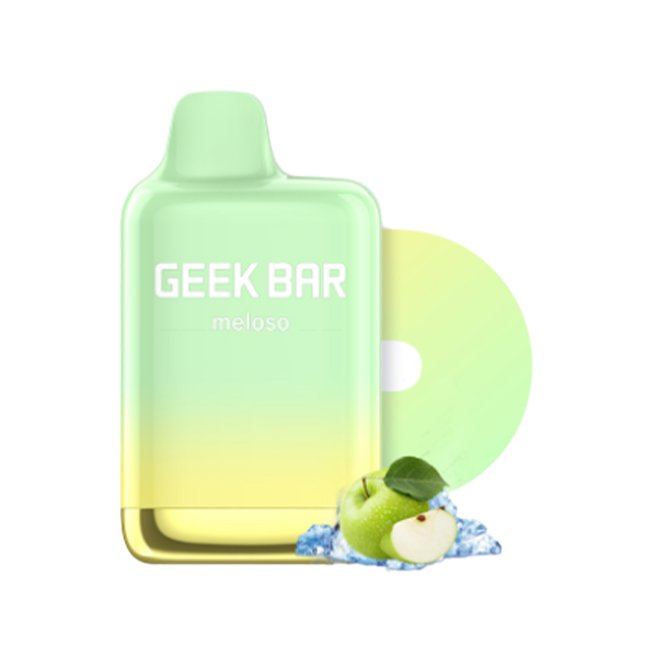 Geek Bar Meloso Max Disposable | 9000 Puffs | 14mL | 50mg Sour Apple Ice