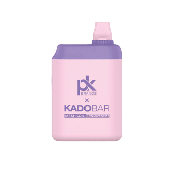 KadoBar PK5000 Disposable 5000 Puffs 14mL 50mg Straw Razz Cherry Iced