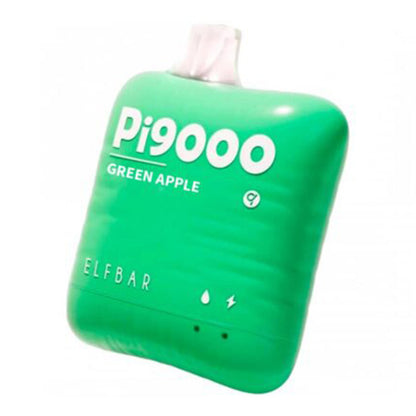 Elf Bar PI9000 Disposable 9000 Puffs 19mL 40-50mg Green Apple