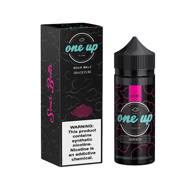 Sour Belts by One Up TFN E-Liquid 100mL (Freebase)  with Packaging