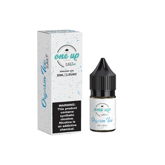 Orgasm Ice by One Up TFN Salt Series E-Liquid 30mL (Salt Nic) with Packaging