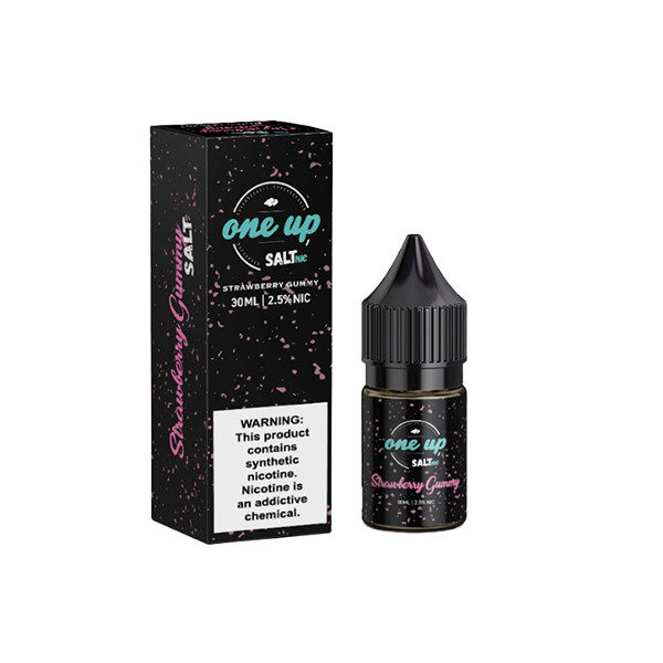 Strawberry Gummy by One Up TFN Salt Series E-Liquid 30mL (Salt Nic) with Packaging