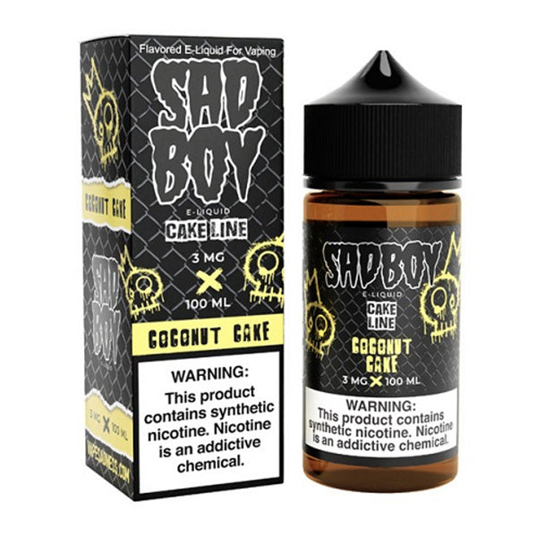 Coconut Cake by Sadboy 100mL E-Liquid Series (Freebase) With Packaging