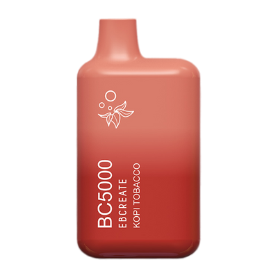 BC5000 (Non Branded EBDESIGN / Branded EBCREATE) Disposable | 5000 Puffs | 9.5mL | 0% Kopi tobacco