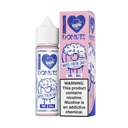 I Love Donuts by Mad Hatter I Love Series E-Liquid 60mL (Freebase) with Packaging