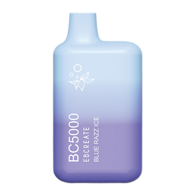 BC5000 (Non Branded EBDESIGN / Branded EBCREATE) Disposable | 5000 Puffs | 9.5mL | 0% Blue Razz Ice