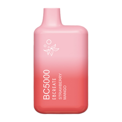 BC5000 (Non Branded EBDESIGN / Branded EBCREATE) Disposable | 5000 Puffs | 9.5mL | 0% Strawberry Mango