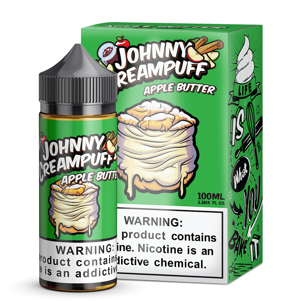 Apple Butter by Tinted Brew Johnny Creampuff TFN Series E-Liquid 100mL (Freebase) With Packaging