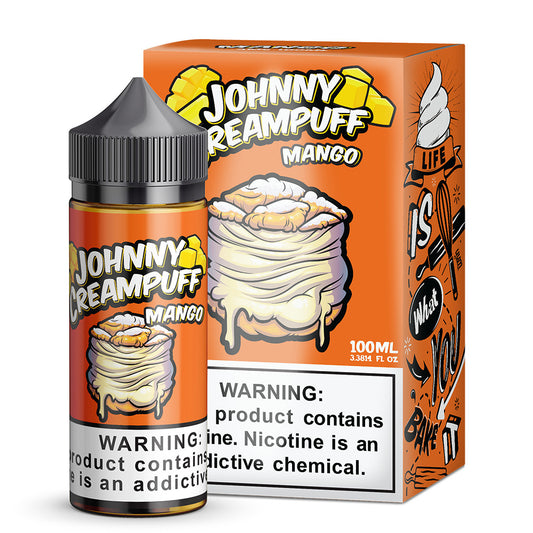 Mango by Tinted Brew Johnny Creampuff TFN Series E-Liquid 100mL (Freebase) with Packaging