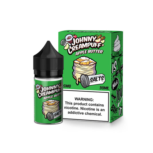 Apple Butter by Tinted Brew Johnny Creampuff TFN Salt Series E-Liquid 30mL (Salt Nic) with Packaging