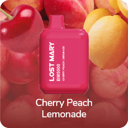Lost Mary BM5000 5000 Puff 14mL 30mg Cherry Peach Lemonade