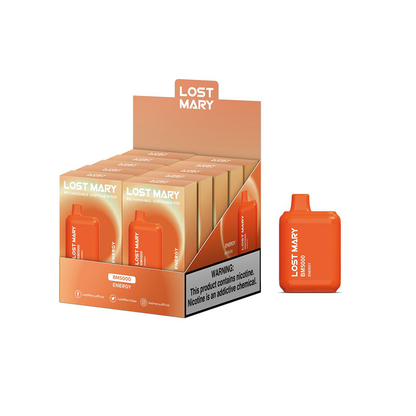 Lost Mary BM5000 5000 Puff 14mL 30mg Energy with packaging