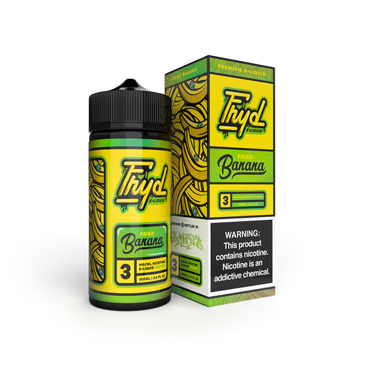 Fried Banana by FRYD Series E-Liquid 100mL (Freebase) with Packaging