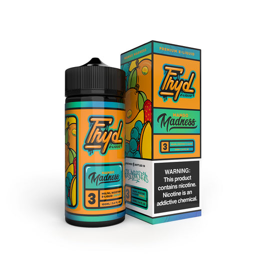 Mango Madness by FRYD Series E-Liquid 100mL (Freebase) with Packaging