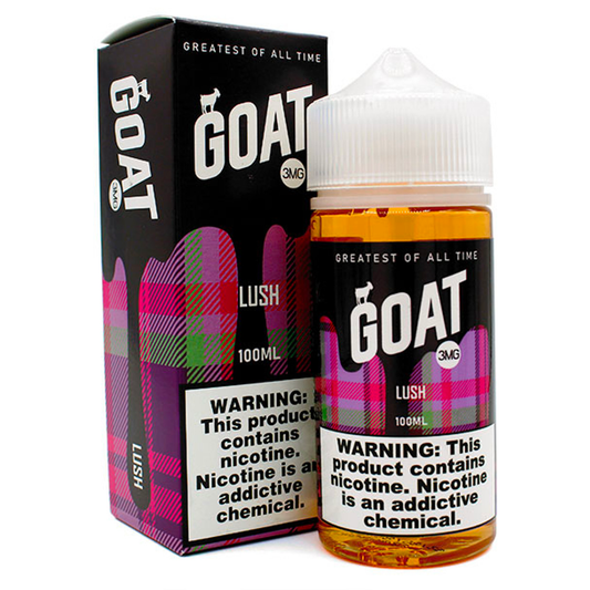 Lush by Drip More GOAT Series E-Liquid 100mL (Freebase) with Packaging