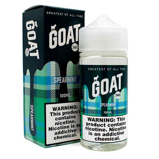 Spearmint by Drip More GOAT Series E-Liquid 100mL (Freebase) with Packaging
