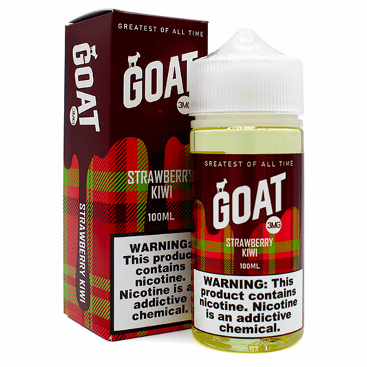Strawberry Kiwi by Drip More GOAT Series E-Liquid 100mL (Freebase) with Packaging