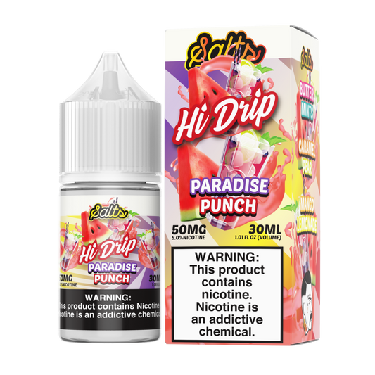 Paradise Punch by Hi-Drip Salt Series E-Liquid 30mL (Salt Nic) with Packaging