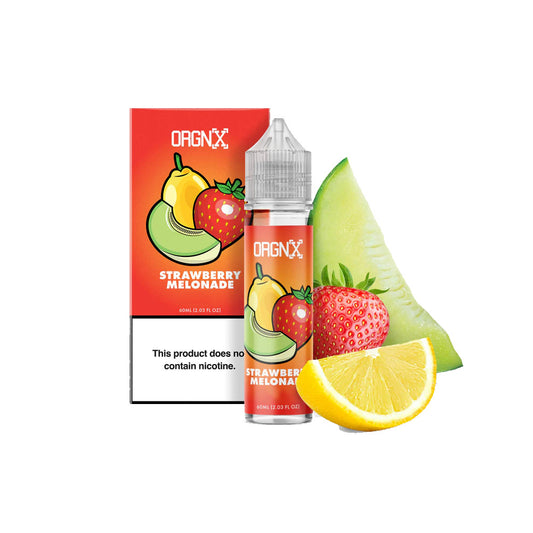Strawberry Melonade TF-Nic by ORGNX 60mL E-Liquid Series (Freebase) with Packaging