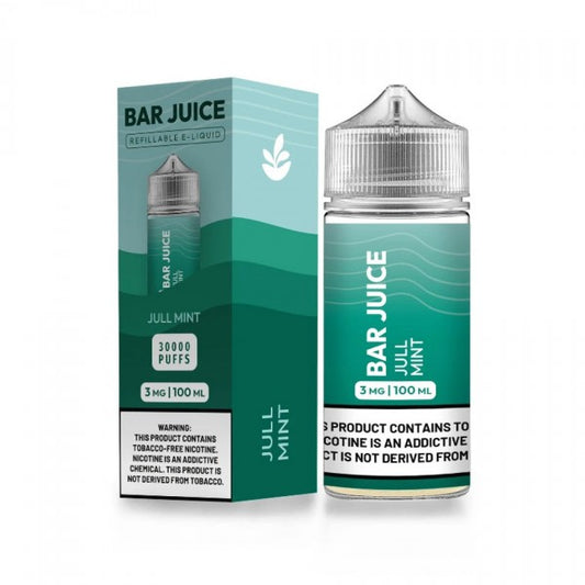 Jull Mint by Bar Juice BJ30000 E-Liquid 100mL (Freebase) with Packaging