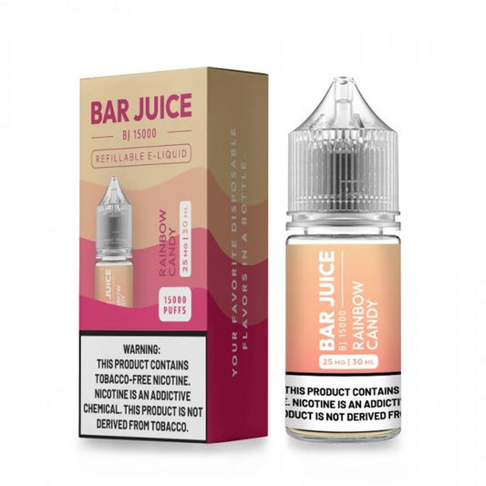 Rainbow Candy by Bar Juice BJ15000 Salt Series E-Liquid 30mL (Salt Nic) with Packaging