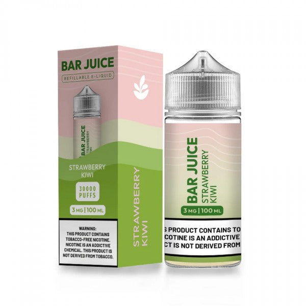 Strawberry Kiwi by Bar Juice BJ30000 E-Liquid 100mL (Freebase) with Packaging
