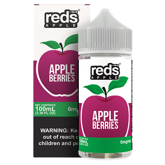 Berries by 7Daze Reds E-Liquid 100mL (Freebase) with Packaging