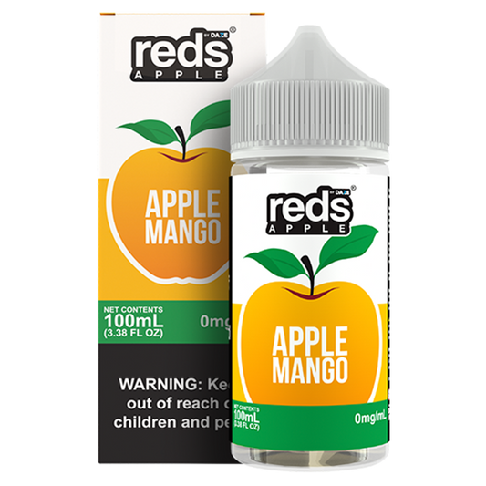 Mango by 7Daze Reds E-Liquid 100mL (Freebase) with Packaging