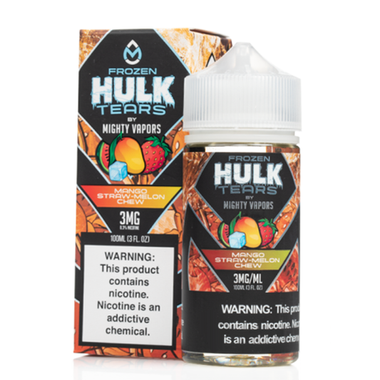Frozen Mango by Mighty Vapors Hulk Tears E-Juice 100mL(Freebase) with Packaging