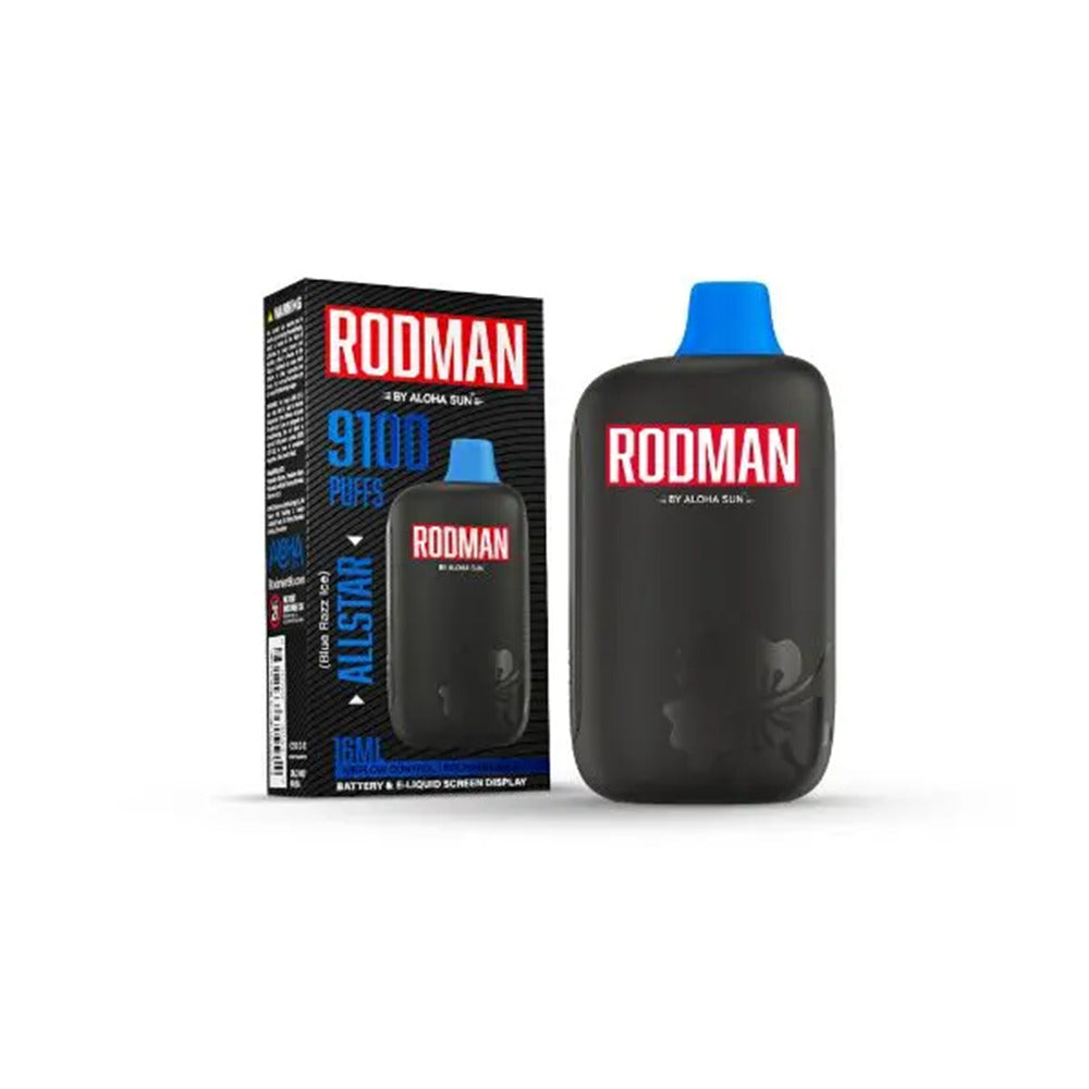 Aloha Sun Rodman Disposable 9100 Puffs 16mL 50mg Allstar