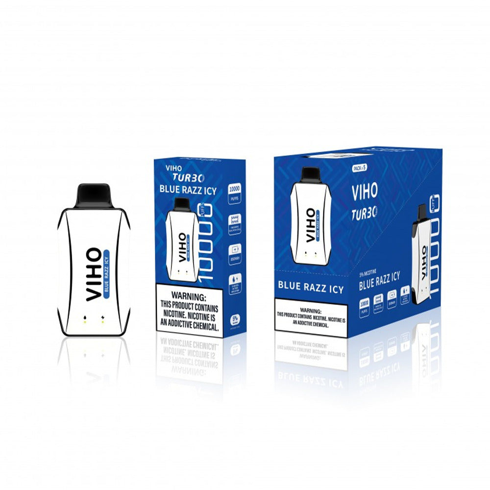 Viho Turnbo Disposable 10000 Puffs (17mL) - blue razz icy with packaging