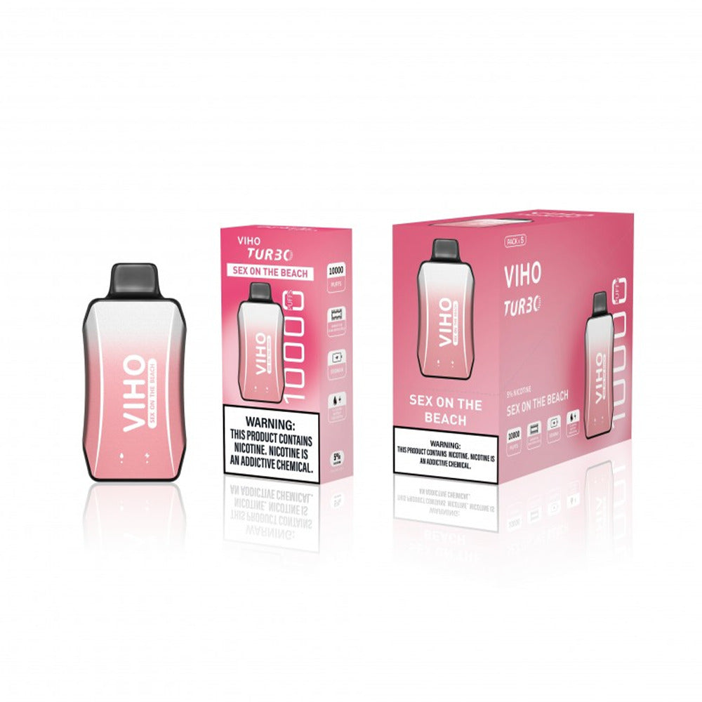 Viho Turnbo Disposable 10000 Puffs (17mL) - sex on the beach with packaging