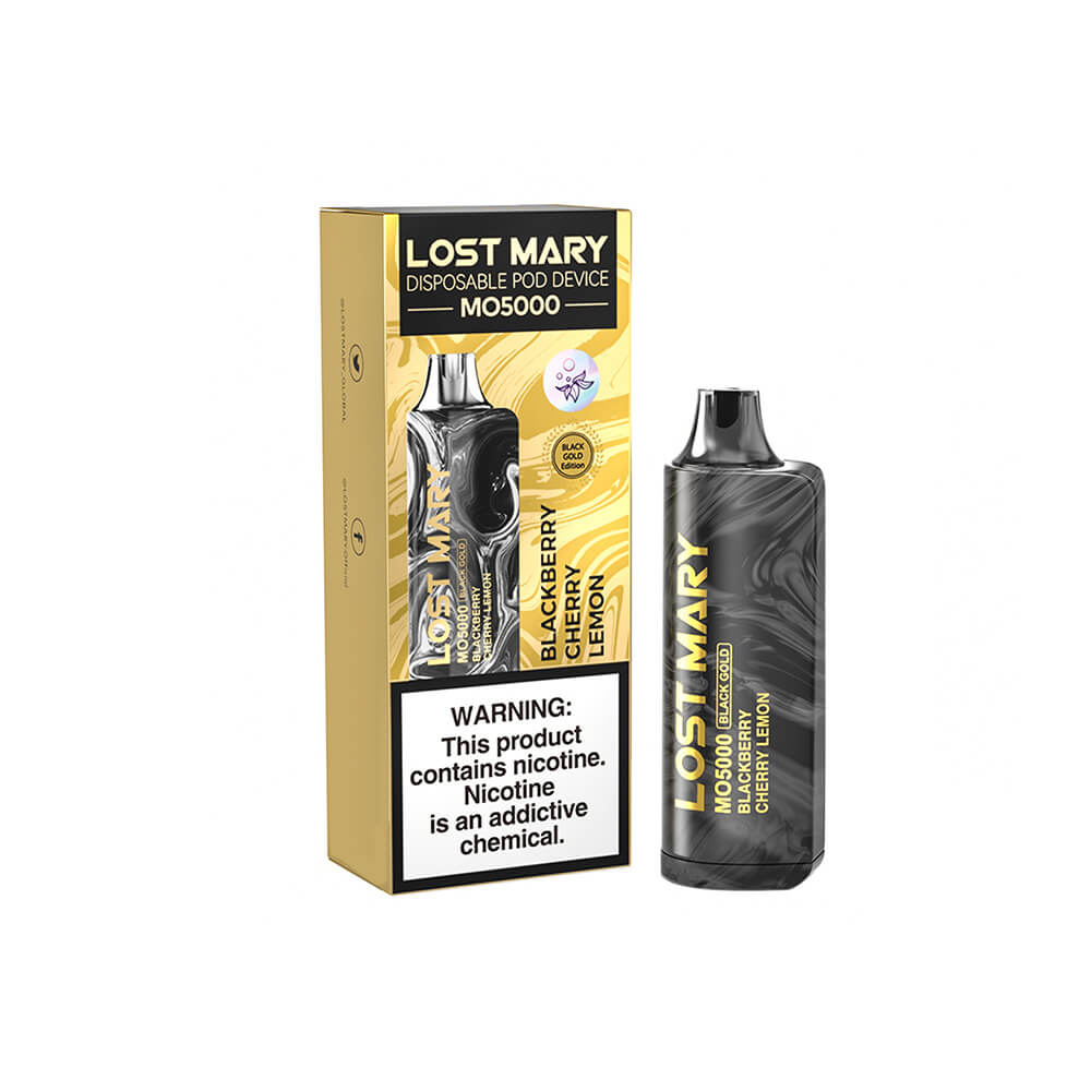 Lost Mary By Elf Bar MO5000 Disposable | 5000 Puffs | 10mL | 4%-5% Blackberry Cherry Lemon with Packaging