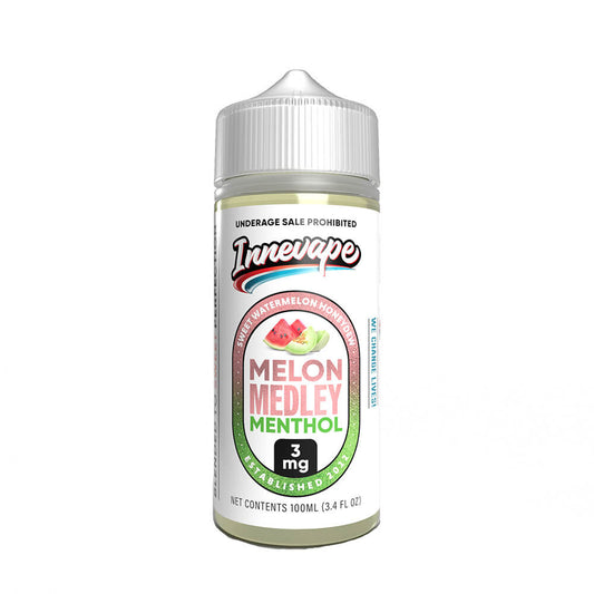 Melon Medley Menthol by Innevape TFN Series E-Liquid 100mL (Freebase) Bottle OnlyMelon Medley Menthol by Innevape TFN Series E-Liquid 100mL (Freebase) bottle only