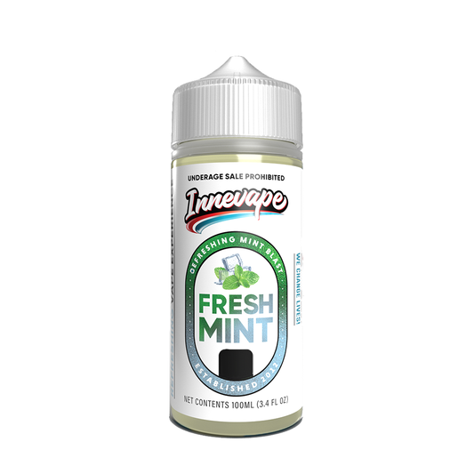 Fresh Mint by Innevape Series E-Liquid 100mL (Freebase) bottle