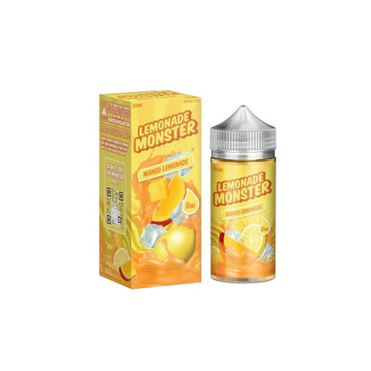 Jam Monster E-Liquid 100mL Mango Lemonade with Packaging