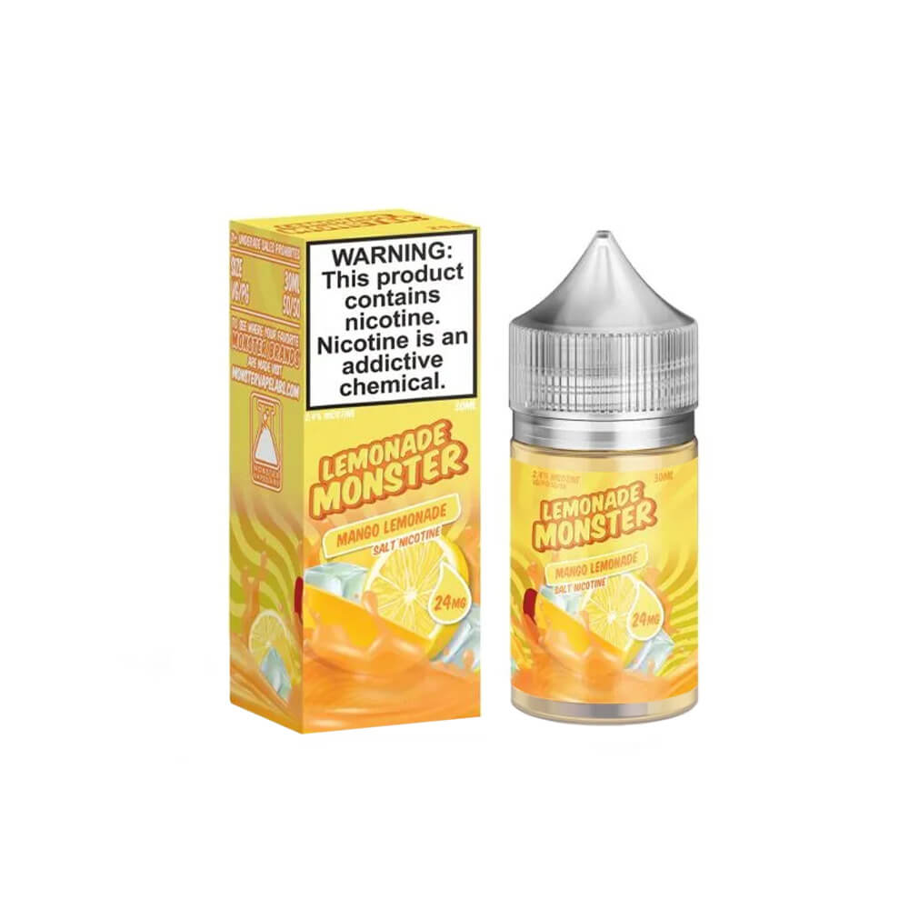 Jam Monster Salt Series E-Liquid 30mL Mango Lemonade with Packaging