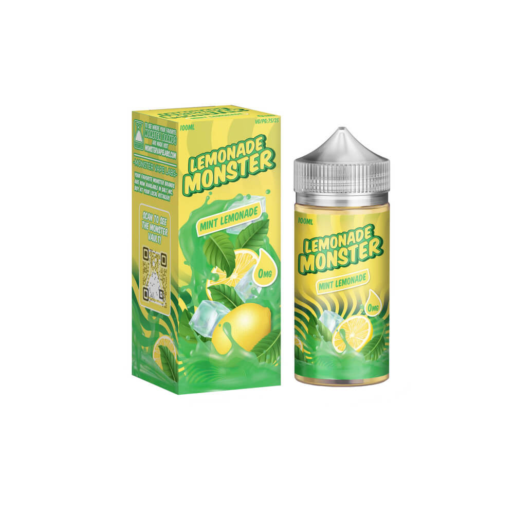 Jam Monster E-Liquid 100mL Mint Lemonade with Packaging